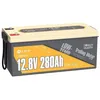 Image de Batterie Lithium 12V280Ah LiFePO4 BMS200A 3584Wh Protection de Froid pour le système solaire PowerQueen