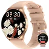 Image de Blackview Montre Connectée Femme avec Appel Bluetooth 5.3 IP68/SpO2/Fréquence Cardiaque/Sommeil/Podomètre pour iOS Android Or
