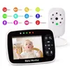 Image de Babyphone Caméra Vidéo Bébé Moniteur - JASENX - 3.5 Inches LCD - Vision Nocturne - Surveillance Température