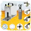 Image de Ensemble complet - tireuse a biere - pygmy 25 machine a biere, pompe a biere 1 ligne, 35 litresh, green line, keg: set tous de tete de fut