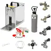 Image de Ensemble complet tireuse a biere - pygmy 25 machine pompe a biere pro 1 ligne, 35 litresh, green line, kit de nettoyage pour tireuse a bière et fût, keg: set tous de tete de fut