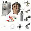 Image de Ensemble complet - tireuse a biere - jet 30 machine a biere, pompe a biere 1 ligne, 35 litresh avec tonneau en bois, kit de nettoyage pour tireuse a bière et tête de fût, keg: set tous de tete de fut
