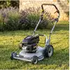 Image de Tondeuse Essence Tractée 46 Cm Pour Professionnels, Mulching, Moteur Honda 201cm³ - Grin Pm46a-honda