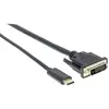 Image de Câble Adaptateur Usb-c À Displayport Manhattan Noir