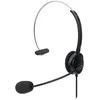 Image de Casque mono intra-auriculaire - MANHATTAN - USB-A - Microphone réglable - Contrôle du volume - Noir