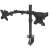 Image de Support De Moniteur Manhattan Universal Dual Monitor Mount - Bras Articulés Doubles