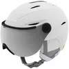 Image de Casque Giro Essence MIPS blanc mat avec verre VIVID argent femme - M