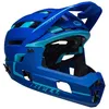 Image de Bell Bike Super Air R Spherical Casques de vélo Mixte- Mat-Bleu Brillant- L