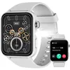 Image de IOWODO Montre Connectée Homme Femme 1.91 Écran Smartwatch Appel Bluetooth 100 modes Sport IP68 pour iOS Android Samsung Iphone