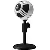 Image de Microphone De Table Arozzi Sfera Usb Cardioïde Noir Et Blanc