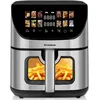 Image de Friteuse sans huile Sinaopus 8005   Air Fryer 9L   Écran couleur   12 programmes de cuisson   1800W   Livre de recettes inclus