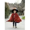 Image de Cape Chapeau Magicien Great Pretenders Braises D'automne 4/6 Ans Velours Orange Multicolore