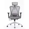 Image de Chaise de bureau SIHOO M57-Accoudoirs 3d,Soutien Lomb.,Mesh,150kg,3 Pos.,Gris Foncé M57
