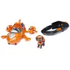 Image de PAT PATROUILLE LE FILM - BATEAU AEROGLISSEUR PAT PATROUILLE - 6061910 - Véhicule Secours Avec fonction Transformation et Figurine