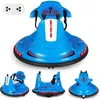 Image de COSTWAY Auto Tamponneuse Electrique 360° 6V pour Enfants - Télécommande 2.4G - Contours Anti-Chocs 2 Moteur 3-8 Ans Bleu