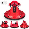 Image de COSTWAY Auto Tamponneuse Electrique 360° 6V pour Enfants - Télécommande 2.4G - Contours Anti-Chocs 2 Moteur 3-8 Ans Rouge
