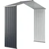 Image de RELAX4LIFE Kit d’Extension 213x64x195cm pour Abri de Jardin Métal pour Cabanon de Jardin Abri à Vélo Extérieur (kit dextension)
