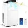 Image de GOPLUS Climatiseur Mobile 14000BTU avec évacuation - Fonction Chauffage - Minuterie - Mode Nuit - APP - 40m2 [Classe énergétique A]