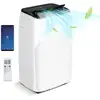 Image de Climatiseur d’air mobile 14000btu 4,1kw, rafraîchisseur d’air 5 en 1 refroidissement, chauffage, déshumidification, ventilation, classe énergétique a--giantex