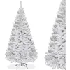 Image de Sapin de Noël Artificiel - RELAX4LIFE - 150CM - Arbre de Noël en PVC - 350 Branches - Pied en Métal - pour Maison Bureau - Blanc