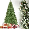 Image de Sapin de Noël Artificiel - RELAX4LIFE - 225CM - Arbre de Noël en PVC Ignifuge - 1346 Branches -Forme dÉpicéa - Pied en Métal -Vert