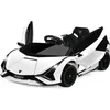 Image de Voiture électrique Lamborghini SIAN pour enfants 3-8 ans - COSTWAY - Blanc - MP3 USB Radio Télécommande 2.4G