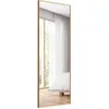 Image de COSWAY Miroir Psyché Miroir HD en Verre Antidéflagrant 150 x 4 x 56 CM Cadre Or en Aluminium
