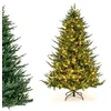 Image de Sapin de Noël LED 183cm COSTWAY 280 Lumières Lumineux Blanc Chaud8 Modes dEclairage 788 Branches en PE et PVC Décoration de Noël