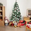 Image de RELAX4LIFE Sapin de Noël 180CM Éclairage LED 4 Couleurs Arbre de Noël avec 8 Modes & Structure Automatique & Base en Metal