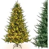 Image de Sapin de Noël Artificiel Lumineux - RELAX4LIFE- 180CM - 8 Modes dEclairage - 280 Lumières LED Blanc Chaud - 788 Branches