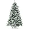 Image de Sapin de Noël Artificiel Lumineux - RELAX4LIFE- 180CM - 250 Lumières LED Blanc Chaud - 752 Branches - Structure Automatique