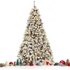 Image de RELAX4LIFE Sapin de Noël 230 cm Lumineux LED Arbre de Noël avec Socle en Métal pour Maison/Bureau/Magasin (1010 Branches)