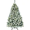 Image de RELAX4LIFE 142 cm Sapin de Noël Lumineux LED Arbre de Noël avec Socle en Métal pour Maison/Bureau/Magasin 400 Branches