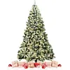 Image de RELAX4LIFE 230 cm Sapin de Noël Lumineux LED Arbre de Noël avec Socle en Métal pour Maison/Bureau/Magasin 1346 Branches
