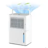 Image de GOPLUS Déshumidificateur Domestique 12L/Jour 15 m²-Mode Continu-Séchage-Auto-Minuterie 24H-Réservoir dEau 21L