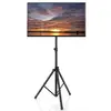 Image de Costway support tv sur pied pivotant pliable pour tv 21-47’’ lcd led plasma, hauteur réglable, pied antidérapant