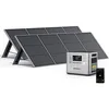 Image de Station électrique portable - AFERIY - P210A - 2048Wh - 2400W - 2x200W panneau solaire
