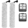 Image de Accessoires pour Dreame H12 H11 Core Pièces de rechange pour aspirateur eau et poussière 2 brosse rotative + 2 filtres Hepa