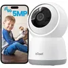 Image de 5MP Caméra de Surveillance interieur filaire WiFi Audio Bidirectionnel Sirène Alarme PTZ 360° suivi automatiqueVision nocturne