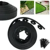 Image de Bordure de jardin - NAIZY - 20m - Plastique PP - Flexible - Résistant aux intempéries - Noir