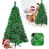 Image de Sapin de Noël artificiel - 180 cm - Blanc - PVC - Support en Plastique