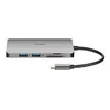 Image de D-Link DUB-M810 - station d'accueil - USB-C / Thunderbolt 3 - HDMI - 1GbE