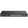 Image de D-Link DGS 1100-26MPV2 - Commutateur - intelligent - Combo 24 x 10/100/1000 (PoE) + 2 x Gigabit SFP - de bureau montable en rack -