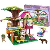Image de HOGOKIDS Cabane dans les Arbres LED - Jeu de Construction Forêt Enchantée Maison d’Amitié avec Animaux Cadeau Enfant 6-12 Ans