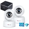 Image de Lot de 2 PTZ Caméra Surveillance 4MP CTRONICS Intérieur 24/5Ghz WiFi 360° Caméra Connectée Smartphone pour Bébé Détection Humaine