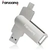 Image de Clé USB Fanxiang FF956 2-en-1 USB A Type C 512 Go USB 3.2 Gen2x2 2000 Mo/s