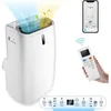 Image de GOPLUS Climatiseur Mobile 14000BTU - Fonction Chauffage - Minuterie - Mode Nuit - APP - 40m2 - avec évacuation[Classe énergétique