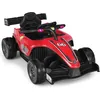Image de Costway Voiture Électrique 12 V Pour Enfants - F1 Racing- 2 À 5 Km/h- Télécommande, Musique, Lumières - Rose