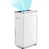 Image de Déshumidificateur d’Air Électrique - RELAX4LIFE - 25 L/Jour - Pièces jusquà 30 m2 - Réservoir 65L - Témoins Lumineux à 3 Couleurs