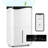 Image de Déshumidificateur d'Air Électrique - RELAX4LIFE - 50L/Jour - 100m2 - Contrôle WiFi - Réservoir deau 5L -Mode de Séchage en Continu
